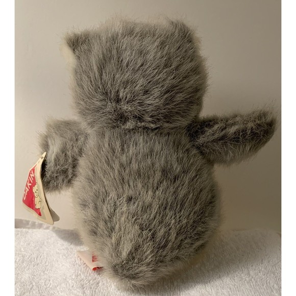 Dakin Gray Wise OWL 1993 Plush Stuffed Animal Toy 9" Vintage New With Tags - Picture 4 of 11